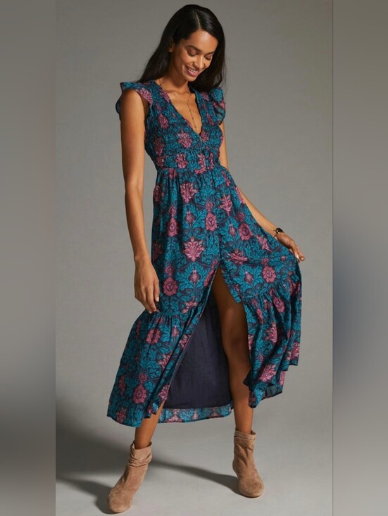Anthropologie Dresses & Skirts - Anthropologie Peregrine Midi Dress Size XXS